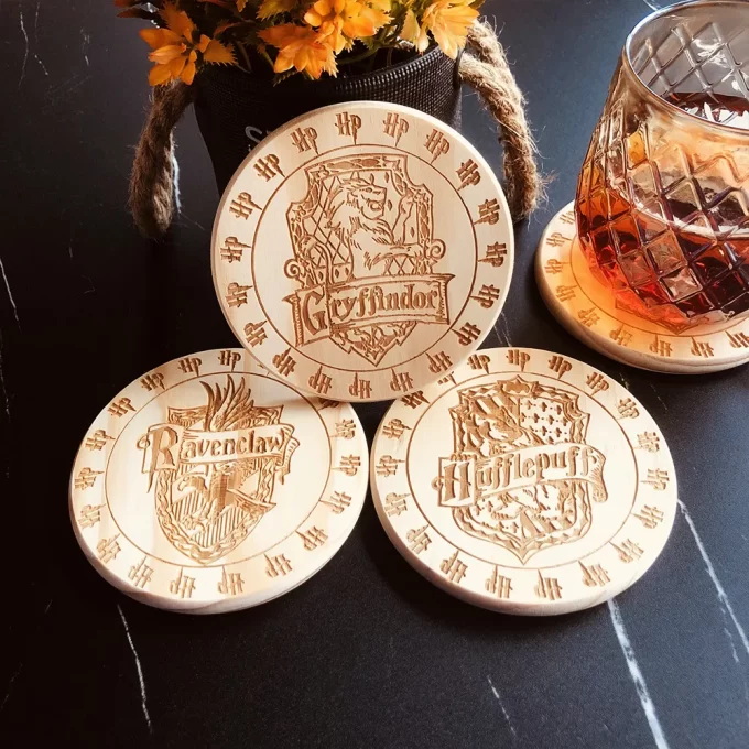 Posavasos de Harry Potter para corte cnc laser - Files NC