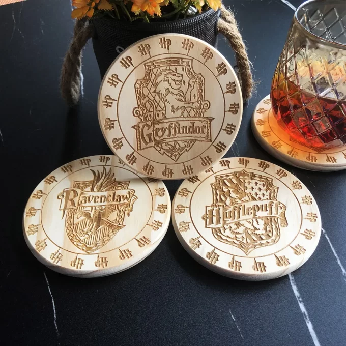 Posavasos de Harry Potter para corte cnc laser - Files NC