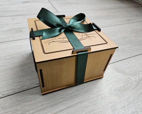 Caja de regalo "Te amo" en 100 idiomas - Archivo digital para corte láser y grabado