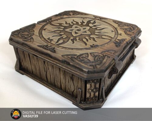 Archivo Digital para Cortadora Láser: Caja Mágica 00201 - SVG, DXF, CDR, 3mm a 5mm, Decorativa