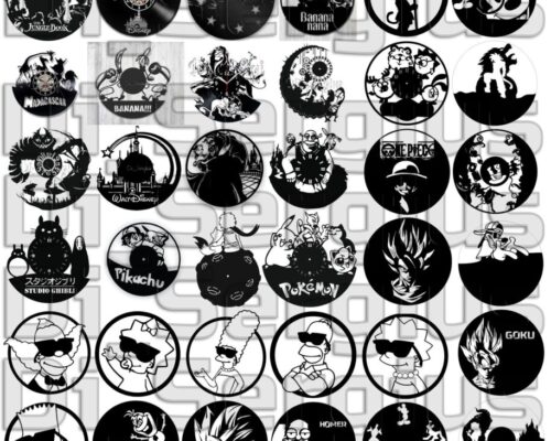 Plantillas de Corte Láser CNC: 36 Proyectos Personalizados de Decoración y Arte en Vinilo y Metal